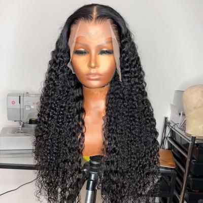 China Other W-HD134P RG Virgin Hair Grade 10A Human Hair Frontal Wigs Extension 250% Density Peruvian Remy Transparent Swiss Lace Frontal Wigs for sale