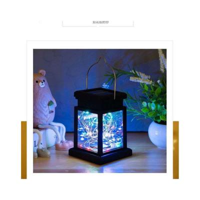 China Hot Solar Garden Light Waterproof Outdoor Garden Decoration Solar Table Light Hanging Lamp With LED for sale