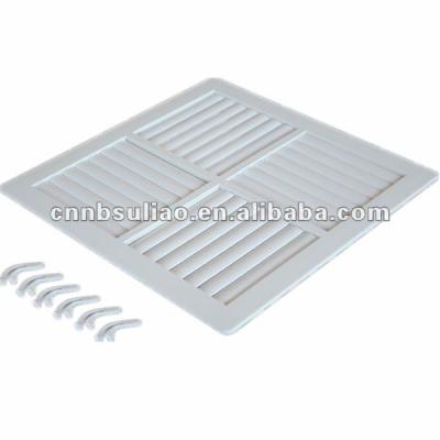 China Easy to install and clean adjustable plastic air ventilation grille for sale