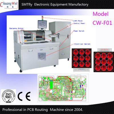 China PCB Router Machine with Huge Robust Frame and Large CNC Programe Control for sale