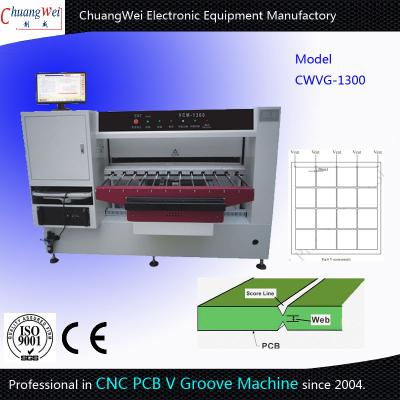 China V Scoring Marking Machine V Groove Machine CNC Making V Groove On PCB Panel for sale