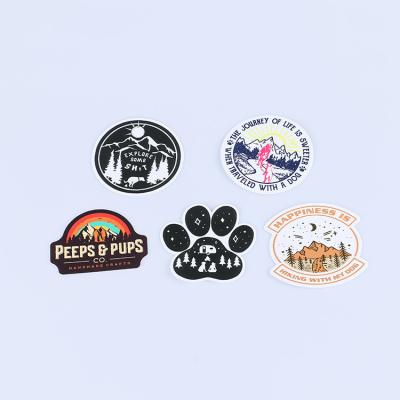 China 2022 New Design Waterproof Colorful Round Die Cut Sticker For Laptop for sale