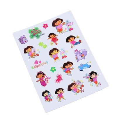 China Kiss Cut Vinyl Cartoon Sticker A5 Waterproof Custom Sheet Cartoon Sticker for sale