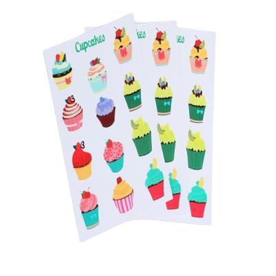 China Custom Vinyl Heat Sensitive Transparent Waterproof Plastic Kiss Cut Label Stickers Cover for sale