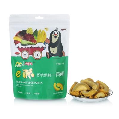 China Hypolipidemic High Nutrition Natural Freeze Dried Fruit Freeze Dried Yellow Peach for sale