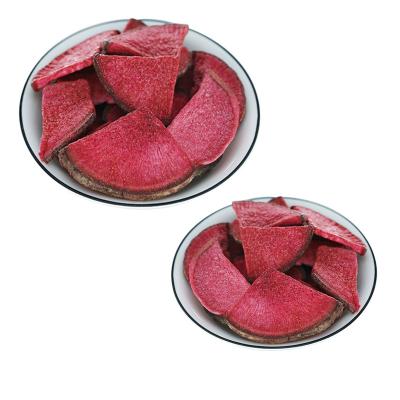 China Red Radish High Healthy Color Low Temperature VF Nutrition Dry Dehydrated Vacuum Desiccated Vegetables for sale