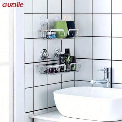 China Wall Mounted Type No Drill Wall Mounted Bathroom Shelf Corner Storage Rack Shower Shelf Kitchen Bathroom Shelve for sale