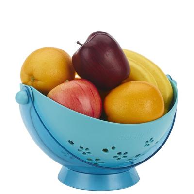 China 2019 Hot Viable Sale Modern Simple Style Colorful Plastic Fruit Basket for sale