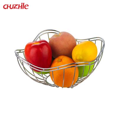 China China Supplier Fashion Design Sustainable Fruit Basket With Net Cover for sale