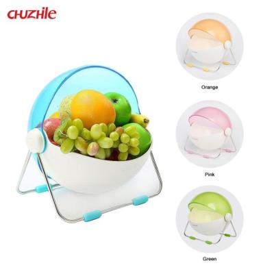 China Sustainable Grade Warranty Plastic Material Blue Green Orange Pink For Color Fruit Basket For Home for sale