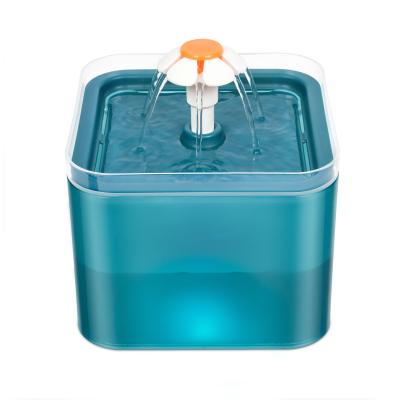 China 2021 New Macaron Mute Pet Automatic Pet Water Dispenser Drinking Station for sale