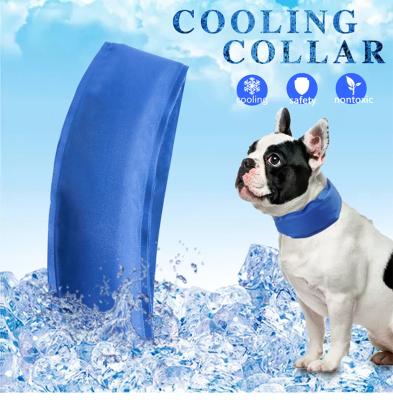 China Amazon Pet Collar Summer Protection Padded Cooling Cooling Padded Dog Ice Bag Collar Pet Supplies for sale