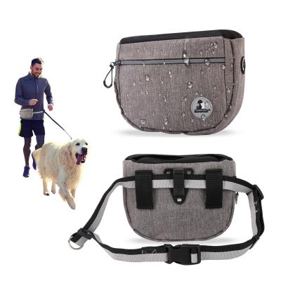 China Sustainable Integrated Poop Bag Dispenser Waist Strap Dog Treat Pouch Training Bag for sale