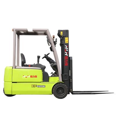 China Building Material Shops Guaranteed Quality Cargo Station Fork Machine 3m 2 Ton Three Wheel Electric Forklift for sale