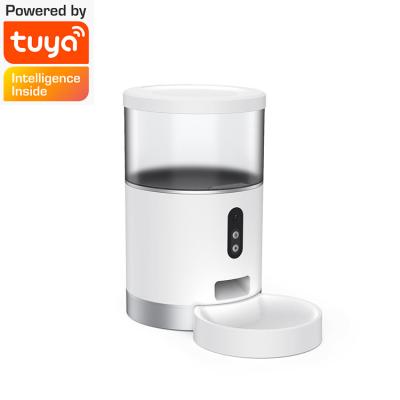 China TUYA Pet Video Remote Control Driver Automatic Timing Pet Feeding Dispenser 1080P for sale