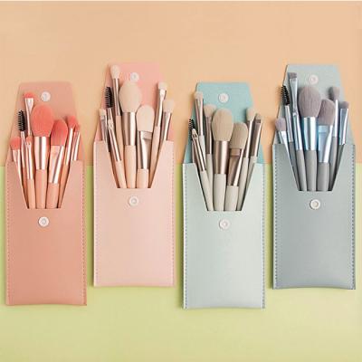 China Angular Blush Free Sample Brush Do Makeup Set Brush Luxury Wood Handle Private Label Custom Makeup Brushes for sale