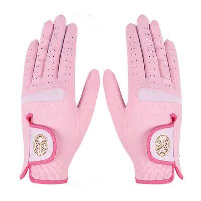 China Men's Best Selling Leather Cabretta Golf Gloves Custom for sale