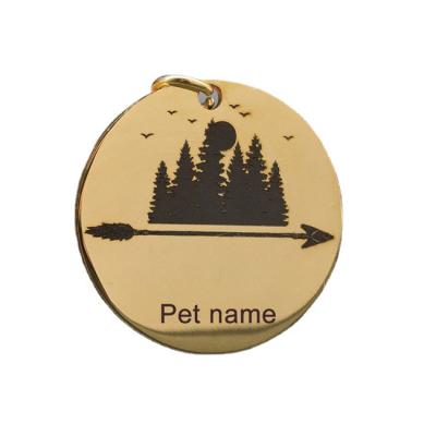 China Factory Wholesale Custom Personalized Metal Stainless Steel Army Blank Dog Tag / Dog Tag Engraved for sale