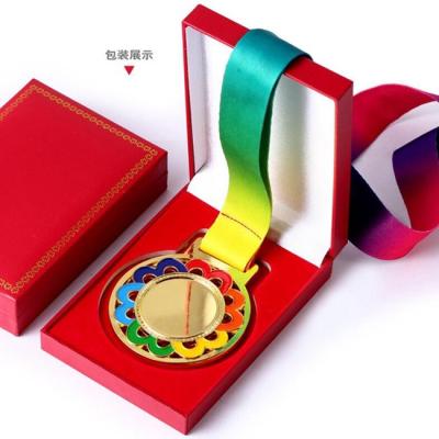 China Africa Color Sports Medal Gold Medal Silver And Bronze Kick Neck Kindergarten Sports Meet Medal for sale