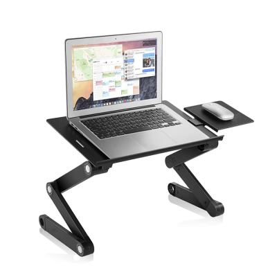 China 360 Degree Adjustable Portable Height Factory Price Computer Laptop Stand Table Foldable Desk for sale