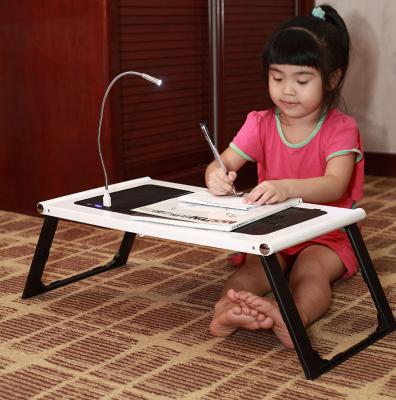 China High Quality ABS Plastic Adjustable Angle High Quality Plastic Fodable Smart (Height) Usb Universal Laptop Table For Travel for sale