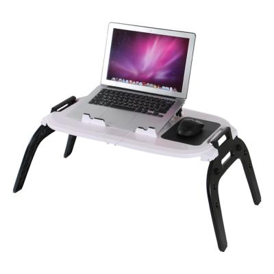 China Portable Adjustable Ergonomic Flexible Plastic Lazy Folding Desktop Laptop Table Standing Stand (Height) Adjustable for sale