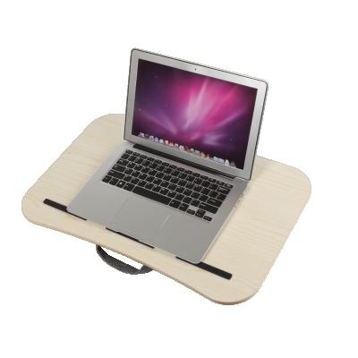 China Amazon Hot Selling Small Adjustable Ergonomic Laptop Desk Wooden Portable Bed Laptop Table Usb (Size) With Cushion for sale