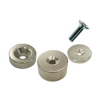 China Round Magnets with Countersunk Hole for sale