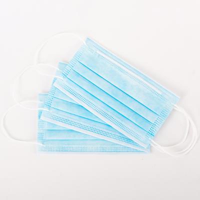 China Factory Supply All 3 Ply Medical Filter Melt-Blown Protective Disposable Face Mask for sale