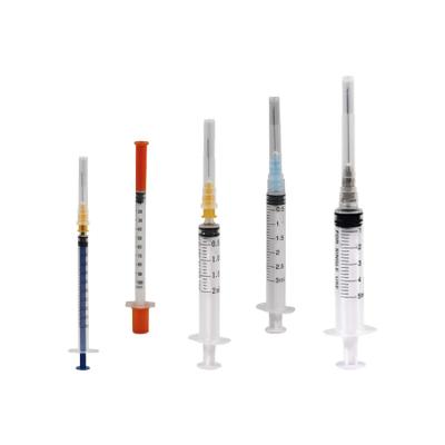 China Medical Disposable Sterile Hospital Syringe Device With Plastic Syringe for sale