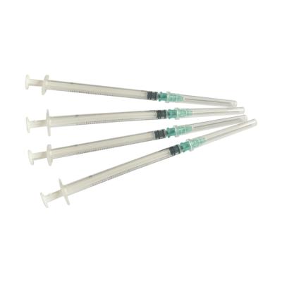 China Hospital Medical Disposable Syringe 1ml Vaccinator Syringe Medical Vaccine Vaccine With 21G 23G Needle CE&ISO for sale