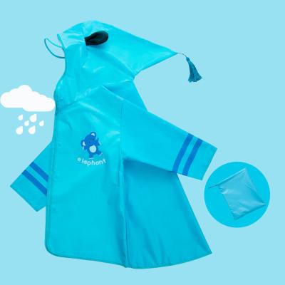 China Newest Sale High Quality Cute Baby Elephant Cartoon Children Raincoat Windproof Waterproof Raincoat for sale