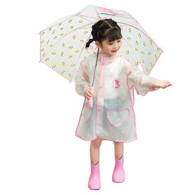 China Sunny Umbrellas Toddlers Baby Boys And Girls Semi-automatic Long Handle Cartoon Lightweight Umbrellas Children Kids Umbrellas for sale