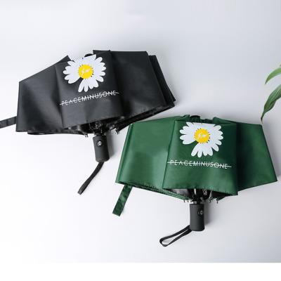 China High Quality Custom Made Fashion Style Automatic Portable Three-Folding Umbrellas Parasols for sale