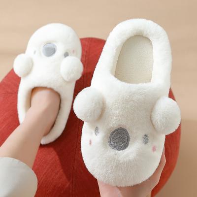 China Rabbit Warm Cute Non-slip Fur Couples Home Winter Indoor Slippers for sale