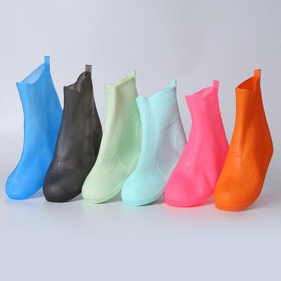 China 2021 Fashion Trend NewHot Sale Waterproof Thick Non-slip Wear-resistant Riding Rain Boots Outdoor Shoe Cover for sale