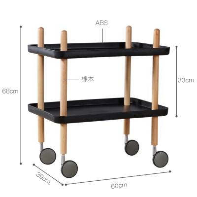 China Storage Trolley Metal Trolley Rolling Cart 3 Tier Organizer Metal Kitchen Storage Serving Cart for sale