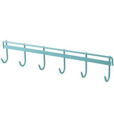 China Durable Punch Free Bathroom Wall Hooks Metal Adhesive Holder For Coat Hanger High Quality Hook for sale