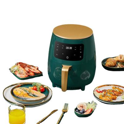 China Household Home Appliances LCD Touch Multifunctional Intelligent Electric Deep Fryer 4.5L Oil-free Household for sale