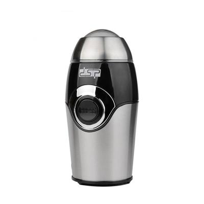 China Small Black Portable Coffee Bean Grinder Household Hotel Coffee Grinder Machine Stainless Steel for sale