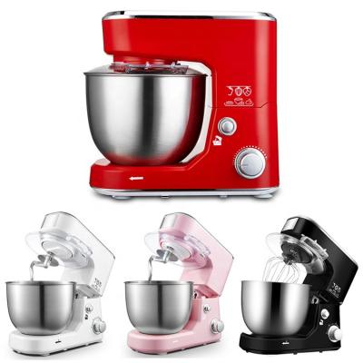 China Electric Beater Ejector Button 5L Stand Dough Mixer 3 in 1 Machine Food Bread Cake Food Processor Mixers for sale