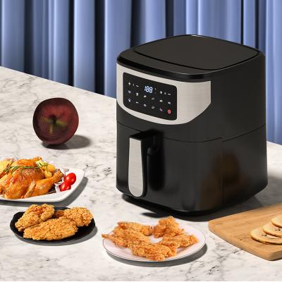 China Hotel Amazon Sale 8L Large Capacity Smart 0-60mins Timer 1600W Digital Hot Air Fryer Oven for sale