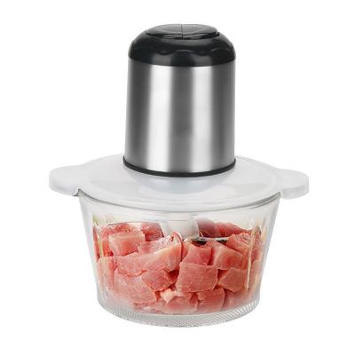 China 300W Motor Kitchen Fish Meat Grinder Pure Electric Vegetable Cleaver Food Processor Home Appliance for sale