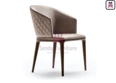 China Ash Wood Leg Dining Chair Diamond Stitch For Retaurant / Hotel zu verkaufen