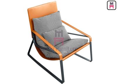 China Gebräunt überziehen Sie 42cm Höhe 0.7cbm einzelner Sofa Chair Headrest mit Leder zu verkaufen