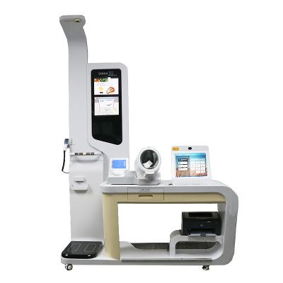 China Hospital Pharmacy Self Service Terminal Medical Screening Blood Pressure Health Check Hospital Kiosk Manufacturer Te koop