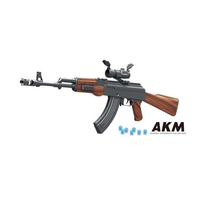 China Barrett AKM AK47 Electronic Gel Sandblaster Barrett AKM AK47 Splatter Graffiti Submachine Gun Water Gun Soft Toy for sale