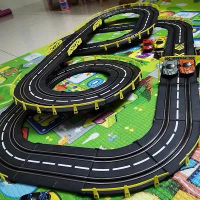 China DIY Toy Super Toy Track Long Slot High Speed ​​Electric Track Toys With Electric Control Track Rail Car Toys Boy Gifts for sale