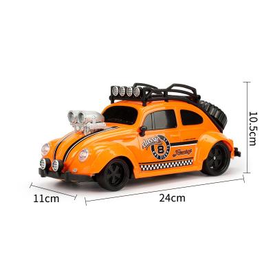 China Radio Control Toy 1/18 Retro Car R/C Wireless Remote Control Vehicle Model Car Four-Way Remote Control Kids Gift for sale