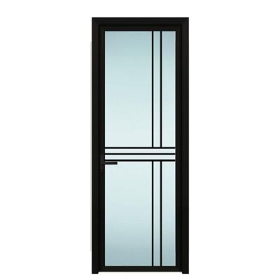 China Sound Insulation Aluminum Interior Sliding Bathroom Frosted Glass Custom Or Standard Door For Bathroom 3/8 Sri Lanka Restaurant Nigeria Hotel for sale